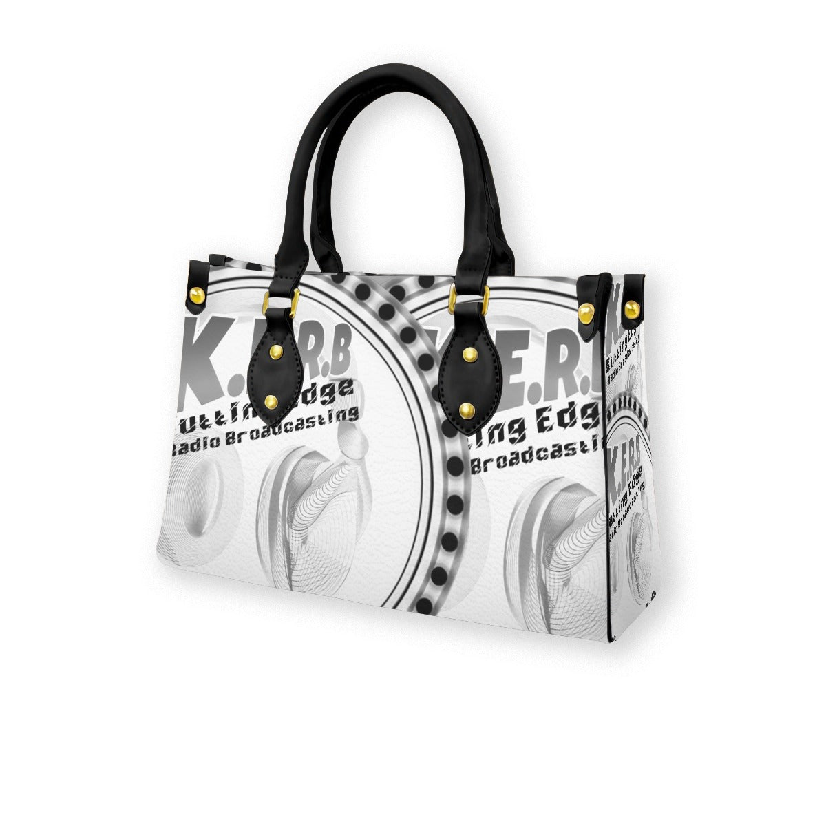 KERB Fade-Out Logo Purse With Black Handle