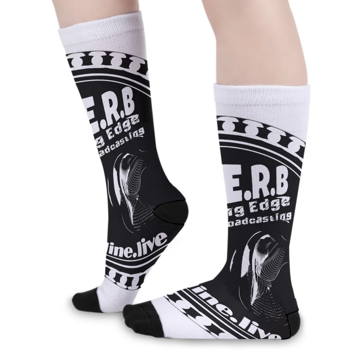 KERB Midnight Logo Unisex Long Socks