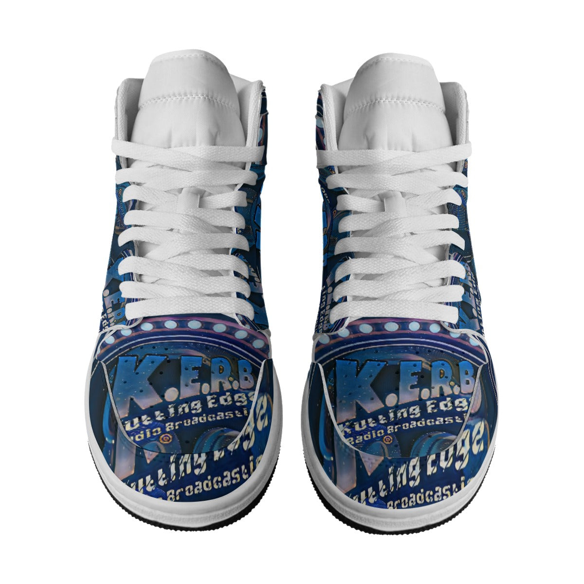 Galaxy KERB Logo Men's Leather High-Top Sneakers