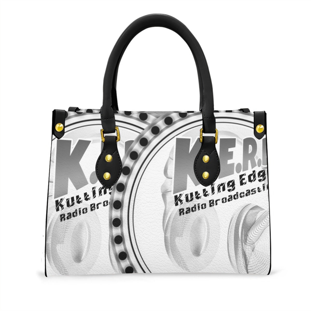 KERB Fade-Out Logo Purse With Black Handle