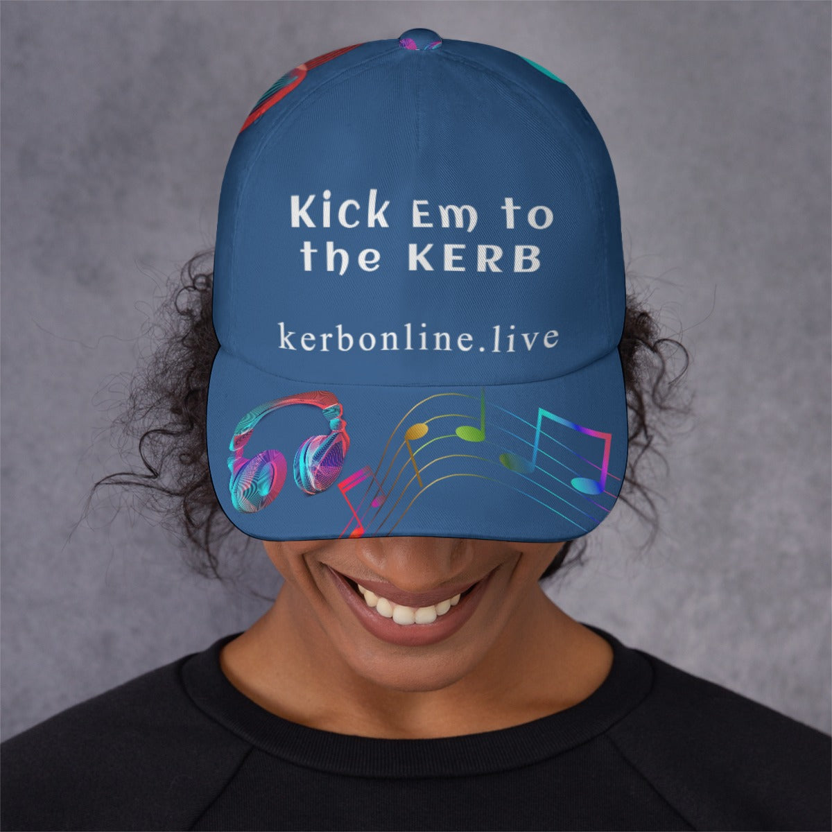 Kick Em to the KERB Peaked Cap