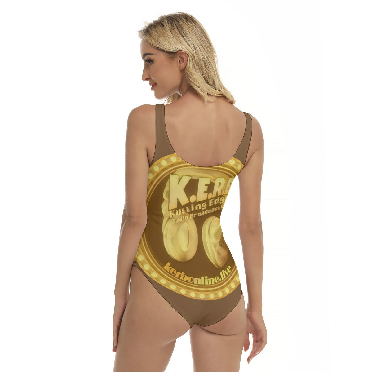 KERB Gold Rush Logo  Women's One-piece Swimsuit