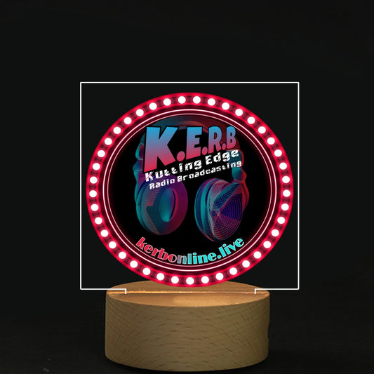 KERB Original Logo Square Shape Acrylic board with Light
