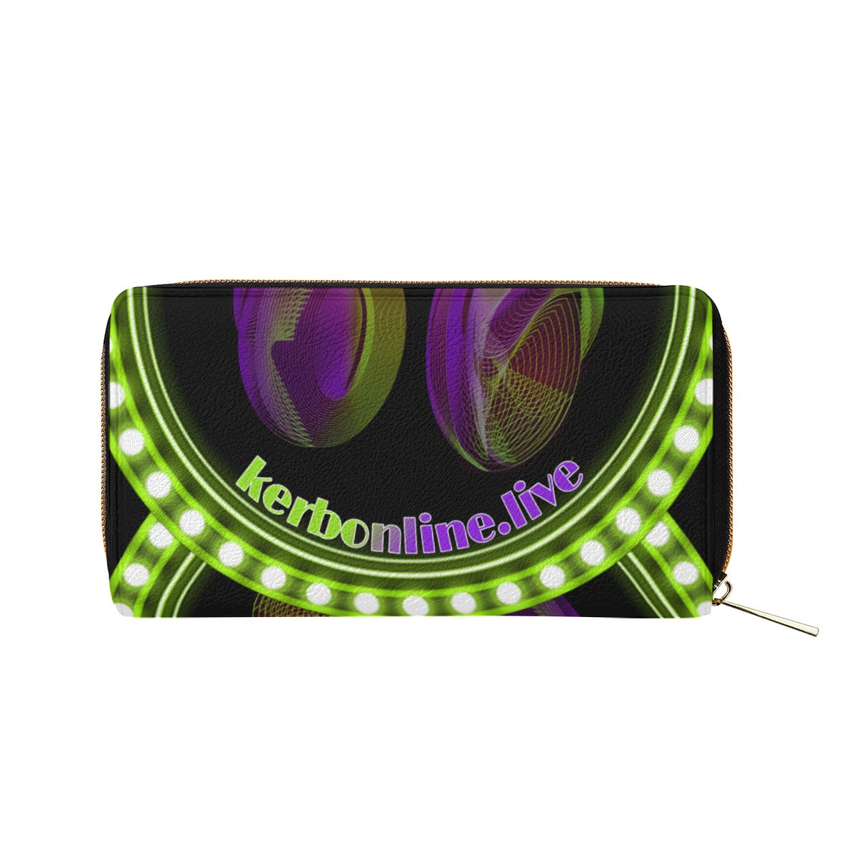 KERB Purple and Lime Logo Wallet
