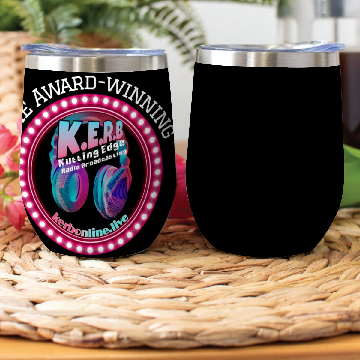 KERB Original Award Winning Logo Stainless Steel Cup Wine Tumbler