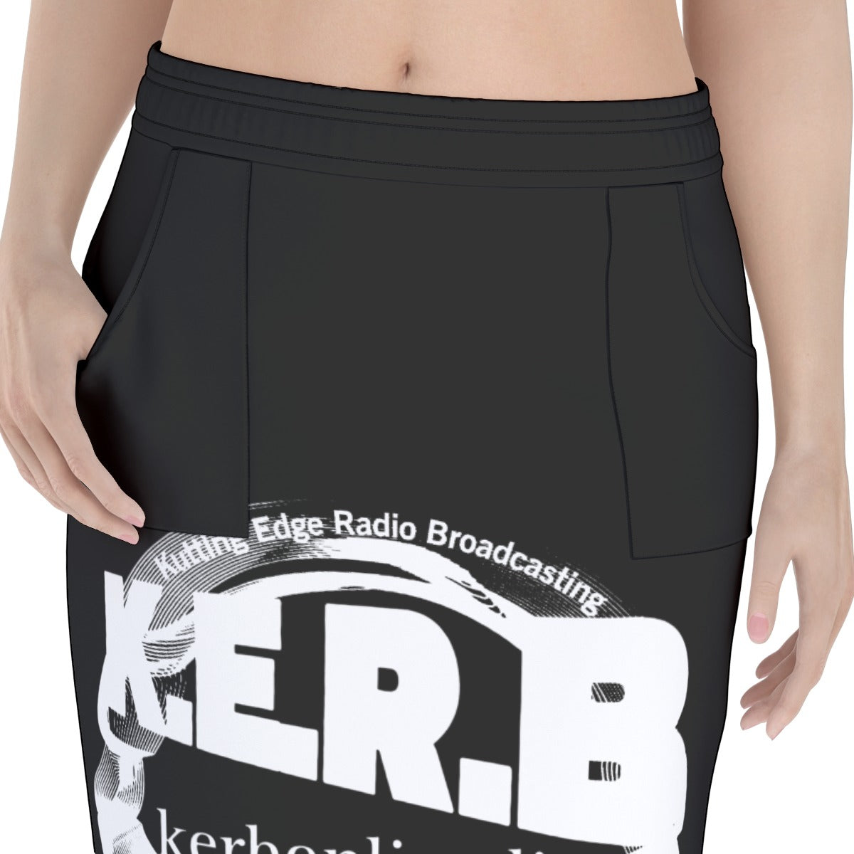 KERB Snow Logo Women's Pencil Skirt